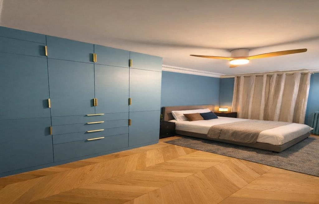 Parquet en point de Hongrie posé par RIVEX